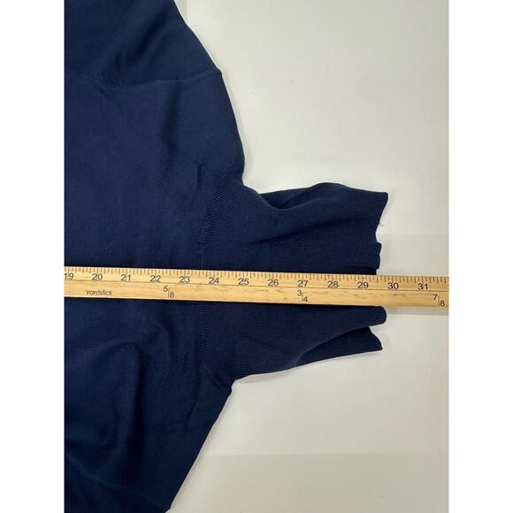 Architect Womens Sweater Size XL Peacoat Navy Blue Turtleneck Pullover NWTs - Picture 10 of 11